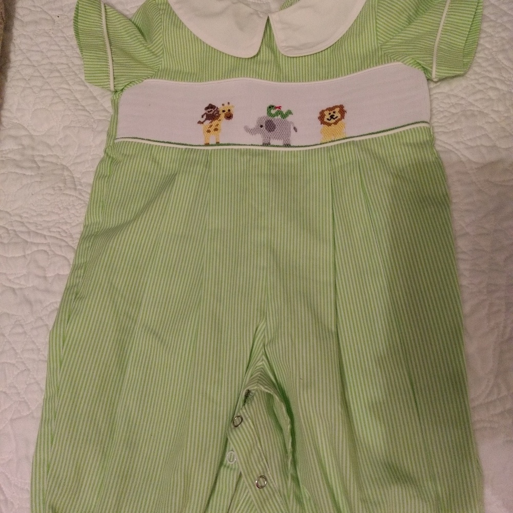 Boys smocked longall